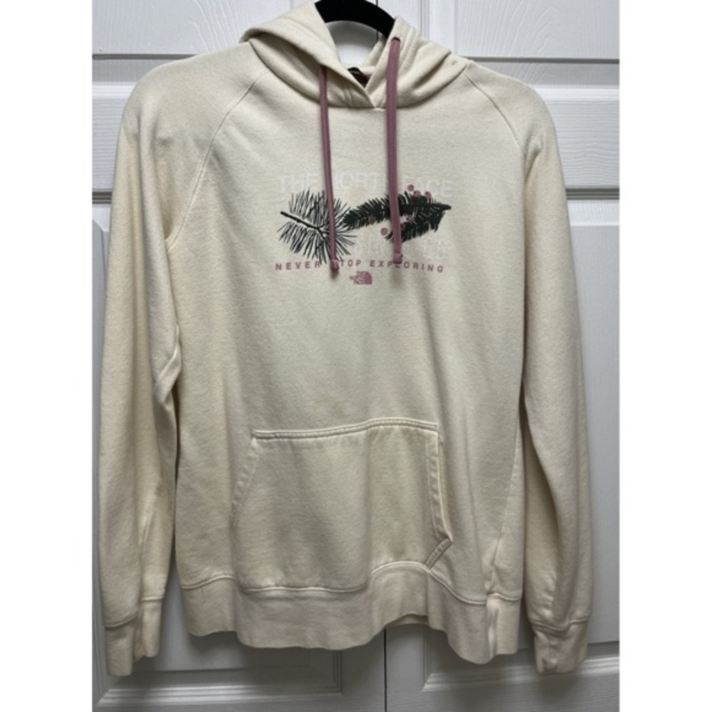 The North Face Off White‎ Hoodie Womens Size M Logo